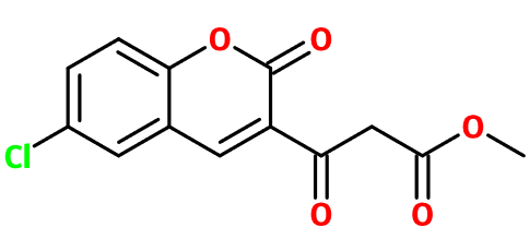 (图片) MC085007 Methyl 3-oxo-3-(6-Cl-2-oxo-2H-chromen-3-yl)propanoate
